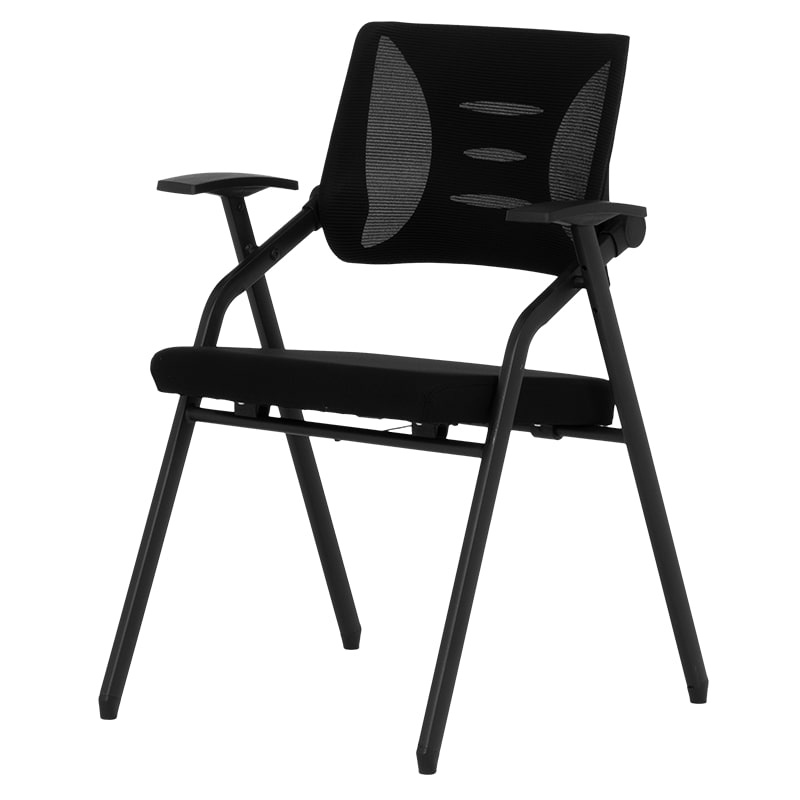 Сгъваем посетителски офис стол Carmen 1709 черен